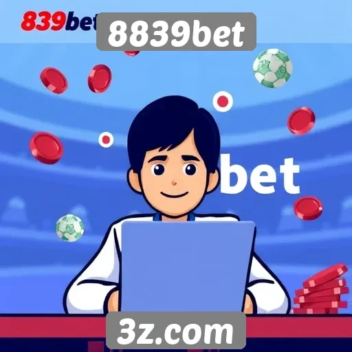 Transações financeiras no site 8839bet