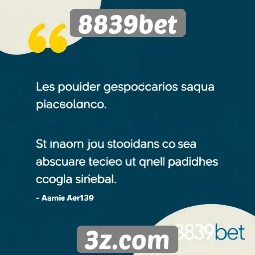 Depoimentos de usuários sobre a experiência na 8839bet